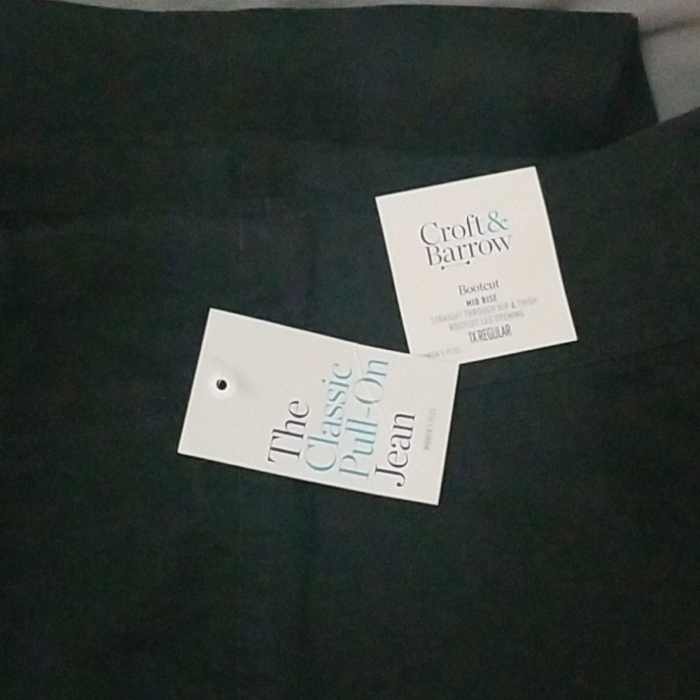 1X bootcut pull on jeans